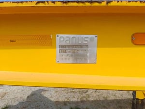 ปล่อยหางเทรลเลอร์ก้างปลา2เพลา PS2-SC1250M สีเหลือง