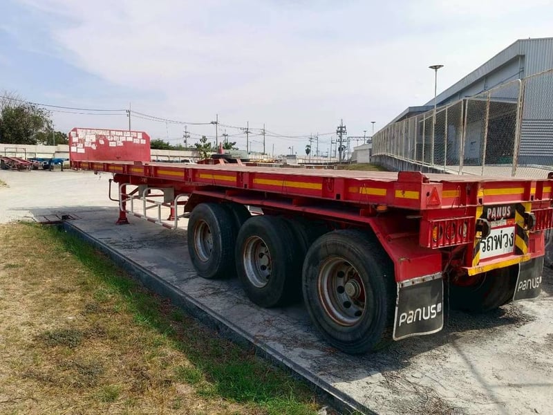 ปล่อยหางเทรลเลอร์พื้นเรียบ3เพลา PS3-SF1250D