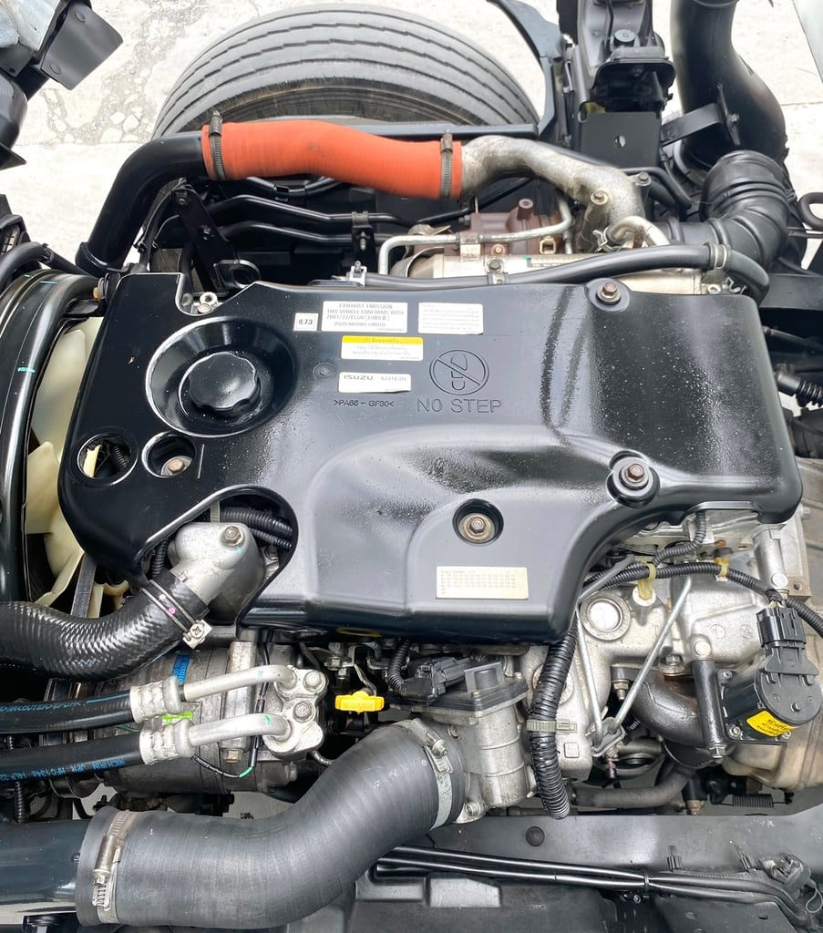 ISUZU NLR 130แรงม้า รถบรรทุก 4ล้อ กระบะเหล็ก ปี2018 ยาว 3.50 ม.