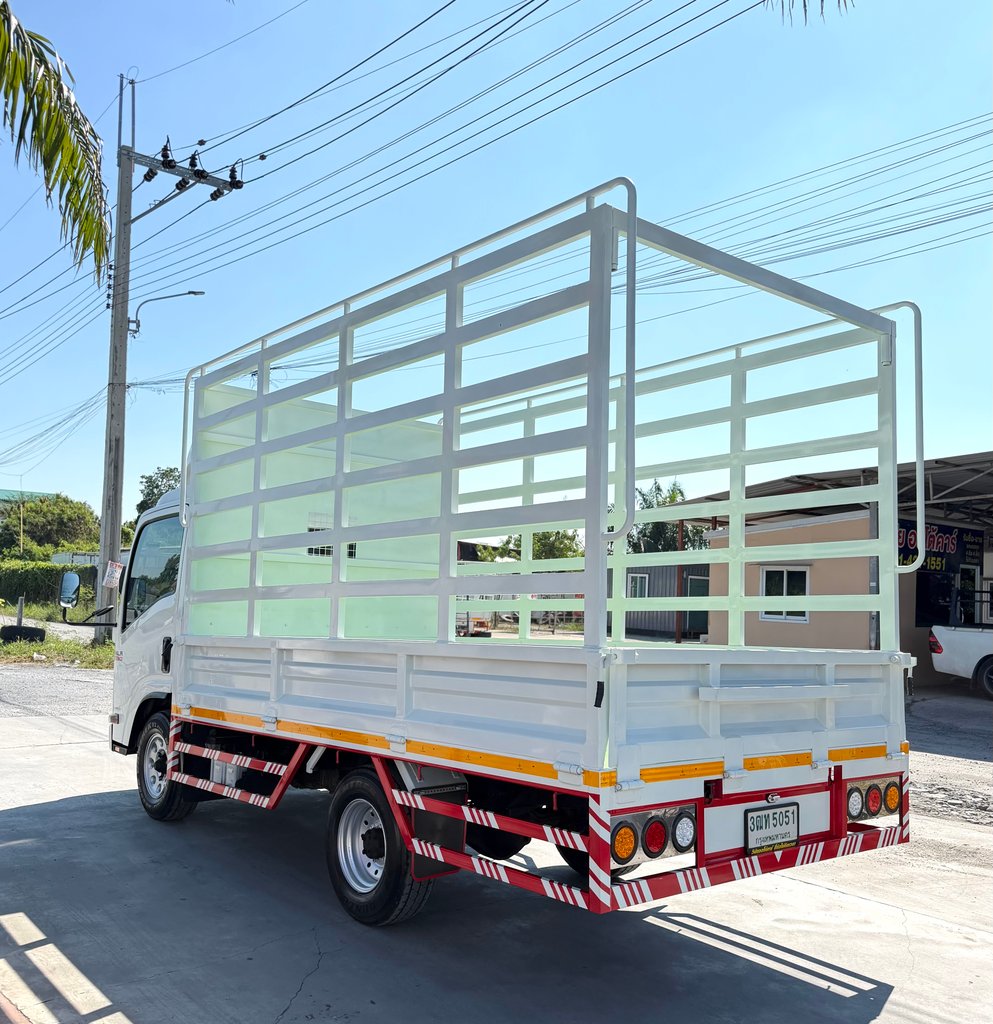 รถ ISUZU NLR 130 แรง ปี 2565 (รถห้างแท้ ) กะบะเหล็กคอกสูง ยาว 3.50 ม.กว้าง 2.00 ม. รถ ISUZU NLR 130 แรง ปี 2565 (รถห้างแท้ ) กะบะเหล็กคอกสูง ยาว 3.50 ม.กว้าง 2.00 ม.
