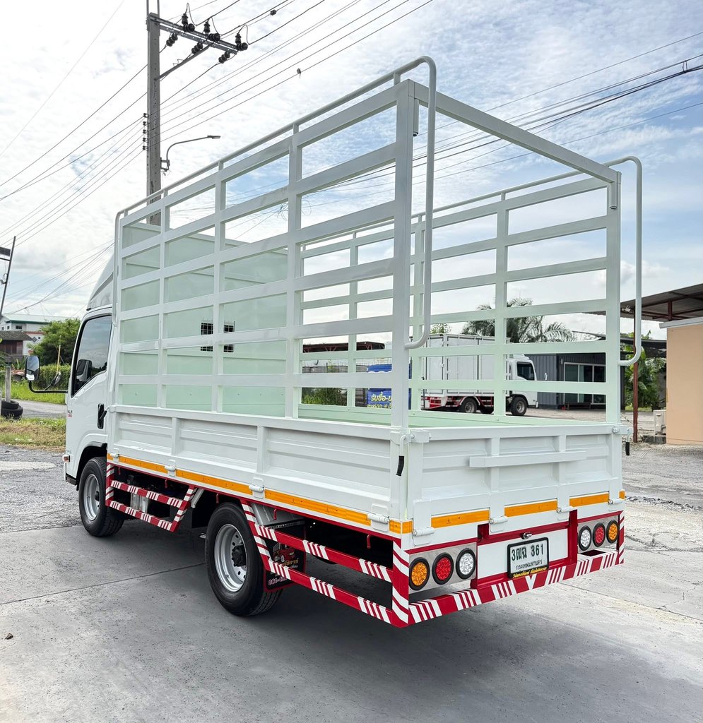 ISUZU NLR 130แรงม้า 2564 ( 4 ล้อไม่ติดเวลา) กระบะคอกสูง ยาว 3.50 ม