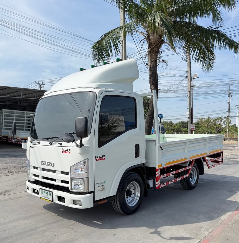 รถ ISUZU NLR 130 แรง ปี 2559 (รถห้างแท้ ) (4 ล้อไม่ติดเวลา) กะบะเหล็กเปิด 3 ด้าน ยาว 3.50 ม. กว้าง 2.00 ม. รถมือเดียว สวยมาก