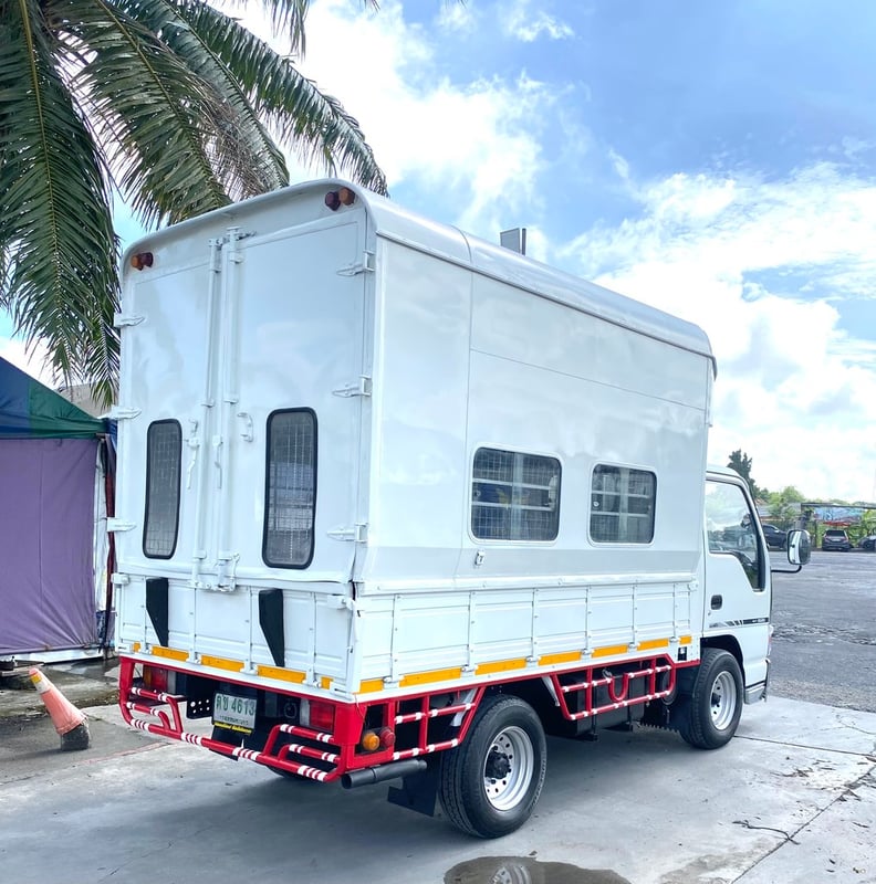 ISUZU NKR 100แรงม้า รถบรรทุก 4ล้อ กระบะคอกสูง ปี2005 รถสวยมาก พร้อมใช้งาน