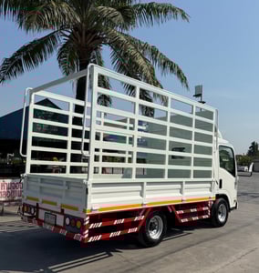 ISUZU NLR 130แรงม้า รถบรรทุก 4ล้อ กระบะคอกสูง ปี 2561