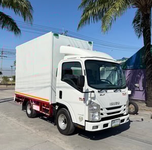 รถ ISUZU NLR 130 แรง ปี 2562  รถห้างแท้ ตู้แห้ง ยาว 3.20 ม.กว้าง 1.85 ม.สูง 2.10 ม.