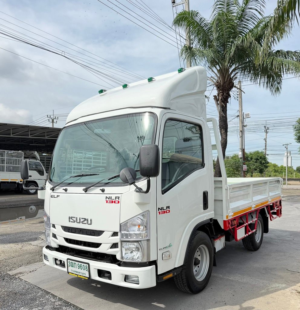 รถ ISUZU NLR 130 แรง ปี 2563 รถห้างแท้ (4 ล้อไม่ติดเวลา) #กะบะเหล็กเปิด3บาน ยาว 3.30 ม. รถสวย มือเดียว