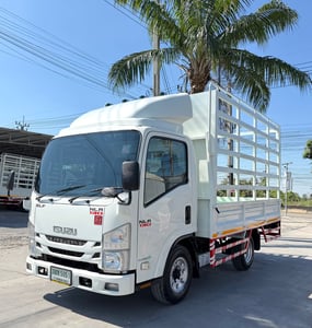 รถ ISUZU NLR 130 แรง ปี 2565 (รถห้างแท้ ) กะบะเหล็กคอกสูง  ยาว 3.50 ม.กว้าง 2.00 ม.