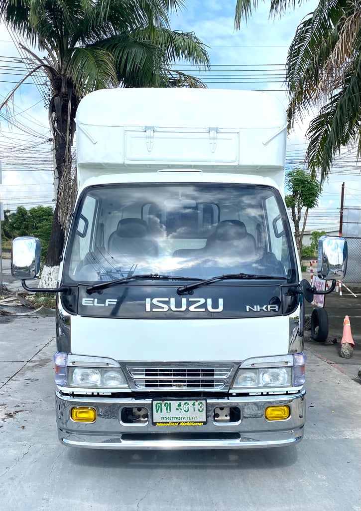 ISUZU NKR 100แรงม้า รถบรรทุก 4ล้อ กระบะคอกสูง ปี2005 รถสวยมาก พร้อมใช้งาน
