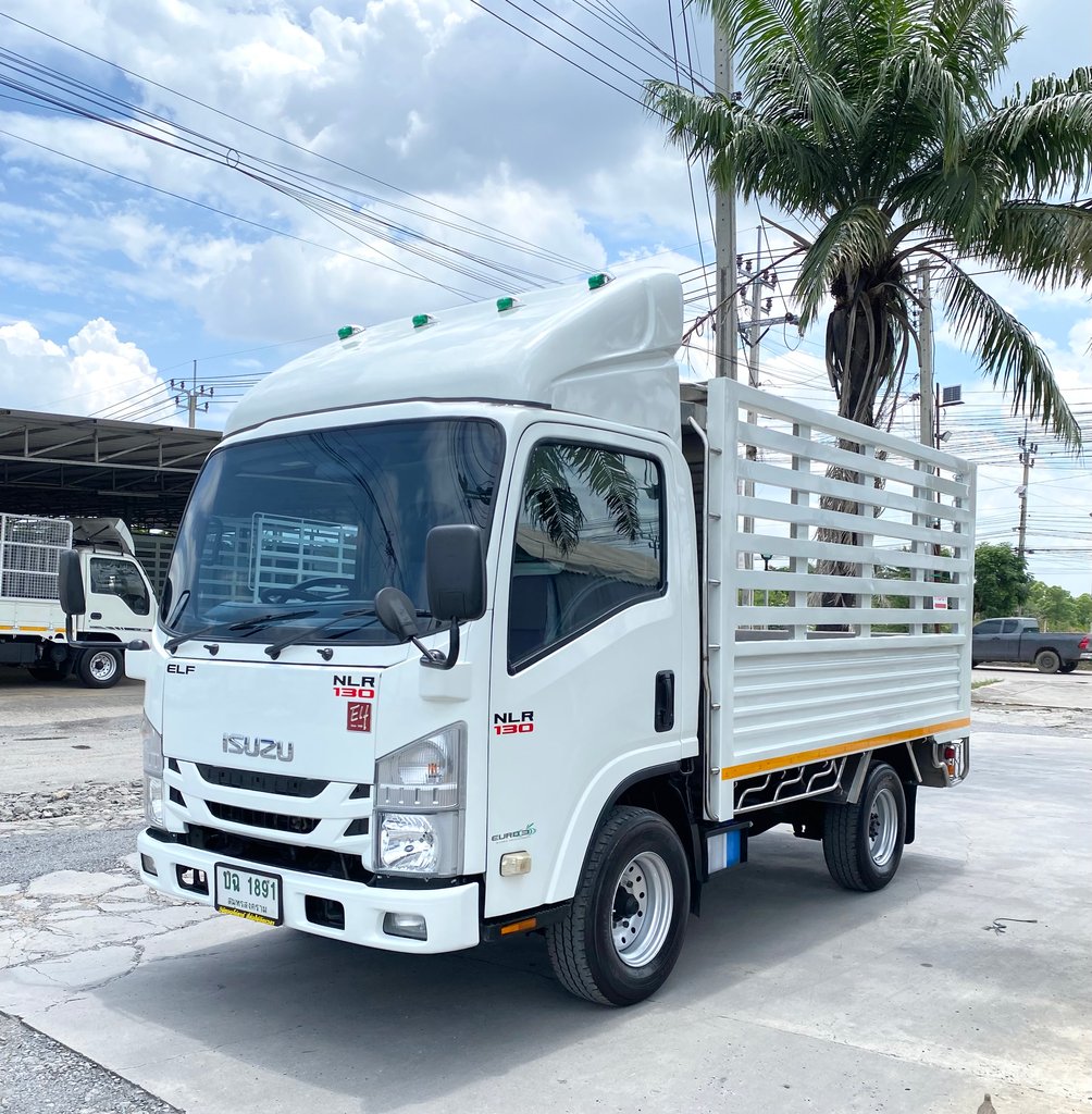 ISUZU NLR 130 ปี 2561 รุ่นใหม่ คอกสแตนเลส ยาว 3.20 ม.