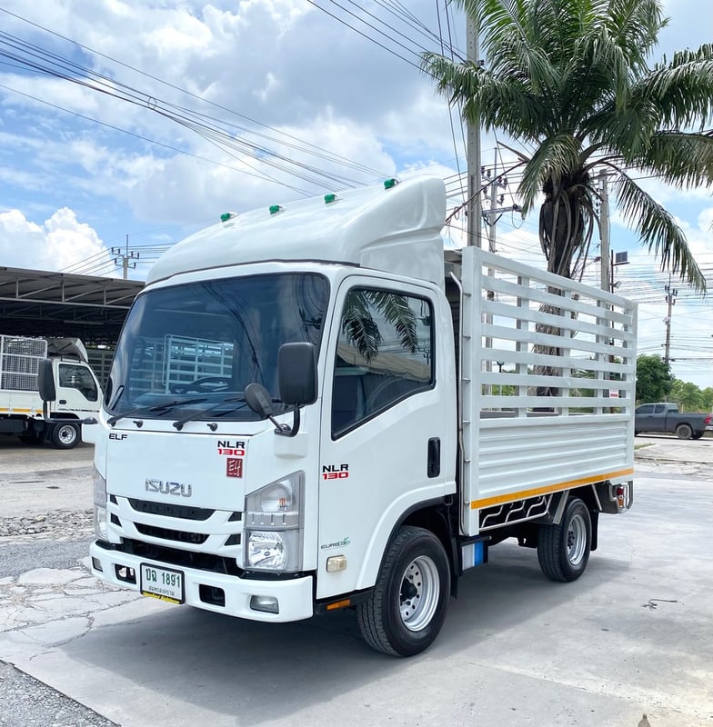 ISUZU NLR 130 ปี 2561 รุ่นใหม่ คอกสแตนเลส ยาว 3.20 ม.