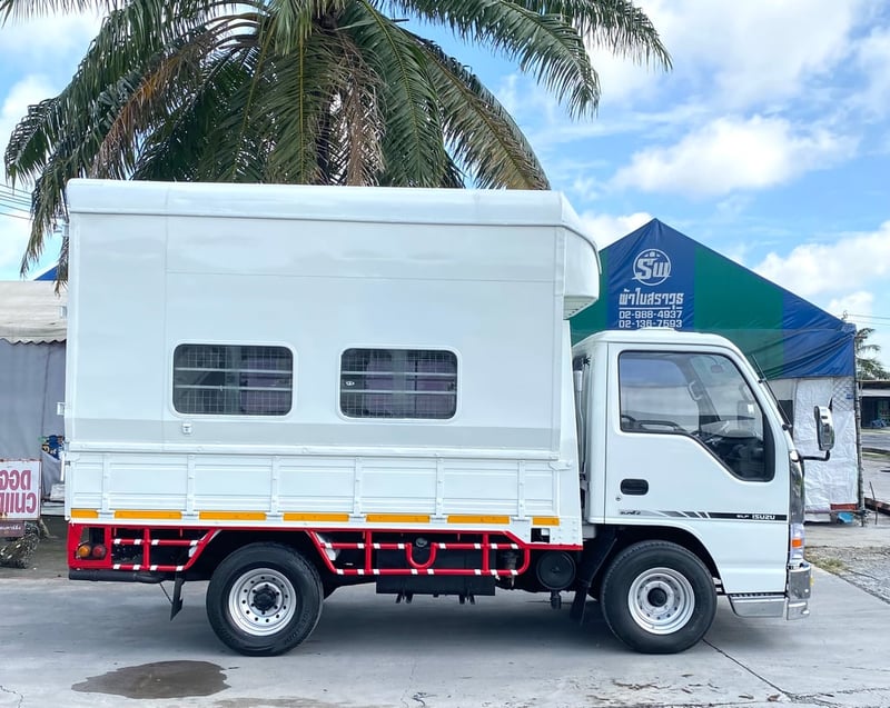 ISUZU NKR 100แรงม้า รถบรรทุก 4ล้อ กระบะคอกสูง ปี2005 รถสวยมาก พร้อมใช้งาน