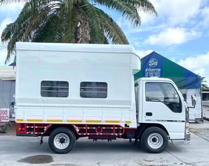 ISUZU NKR 100แรงม้า รถบรรทุก 4ล้อ กระบะคอกสูง ปี2005 รถสวยมาก พร้อมใช้งาน