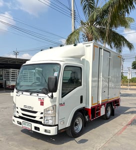 ISUZU NLR 130 แรงม้า รถบรรทุก 4ล้อไม่ติดเวลา #ตู้แห้ง ปี2020
