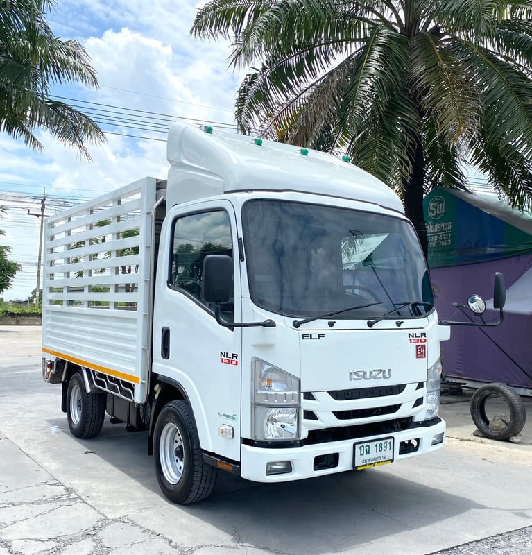 ISUZU NLR 130 ปี 2561 รุ่นใหม่ คอกสแตนเลส ยาว 3.20 ม.