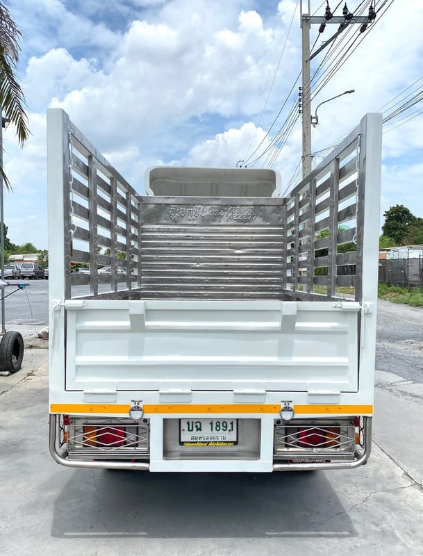 ISUZU NLR 130 ปี 2561 รุ่นใหม่ คอกสแตนเลส ยาว 3.20 ม.