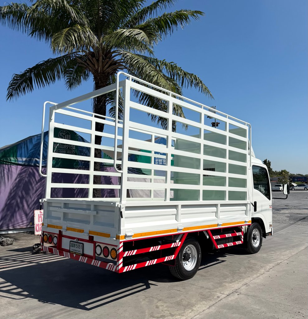 รถ ISUZU NLR 130 แรง ปี 2565 (รถห้างแท้ ) กะบะเหล็กคอกสูง ยาว 3.50 ม.กว้าง 2.00 ม. รถ ISUZU NLR 130 แรง ปี 2565 (รถห้างแท้ ) กะบะเหล็กคอกสูง ยาว 3.50 ม.กว้าง 2.00 ม.