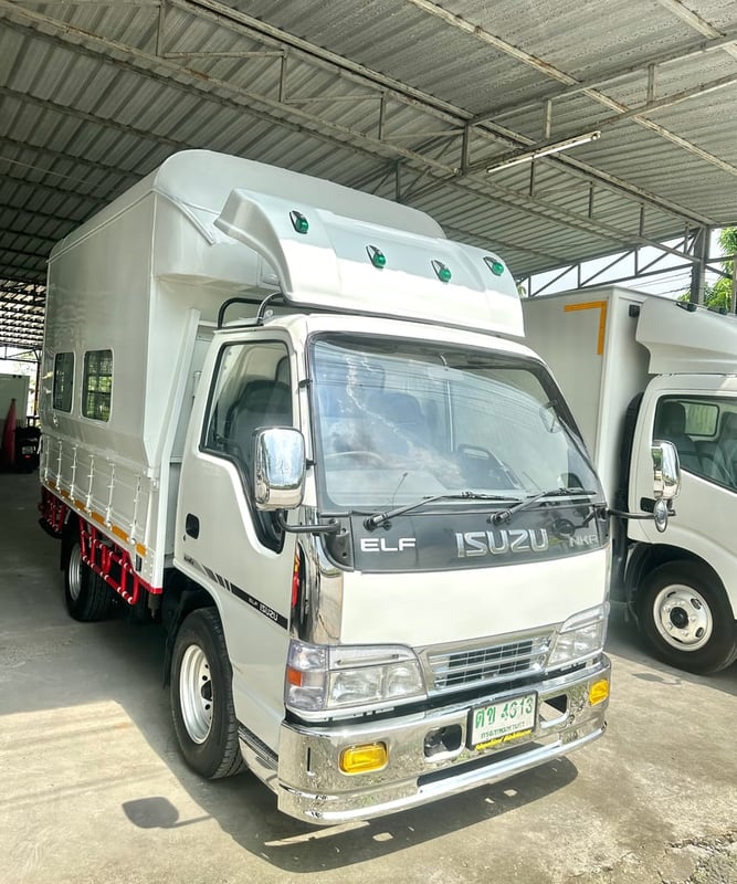 ISUZU NKR 100แรงม้า รถบรรทุก 4ล้อ กระบะคอกสูง ปี2005 รถสวยมาก พร้อมใช้งาน