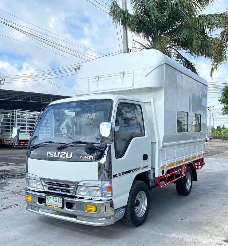 ISUZU NKR 100แรงม้า รถบรรทุก 4ล้อ กระบะคอกสูง ปี2005 รถสวยมาก พร้อมใช้งาน