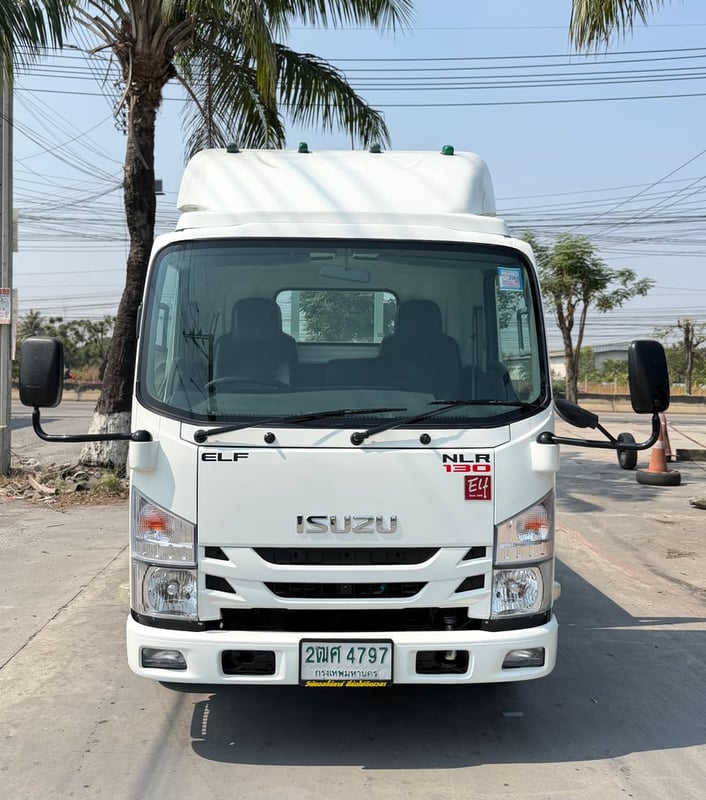ISUZU NLR 130 แรงม้า ปี 2562 รถบรรทุก 4 ล้อไม่ติดเวลา กระบะเหล็ก ยาว 3.50 ม.