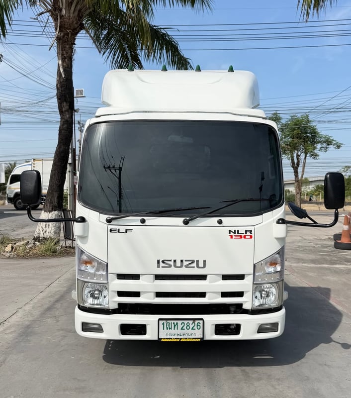 รถ ISUZU NLR 130 แรง ปี 2559 (รถห้างแท้ ) (4 ล้อไม่ติดเวลา) กะบะเหล็กเปิด 3 ด้าน ยาว 3.50 ม. กว้าง 2.00 ม. รถมือเดียว สวยมาก