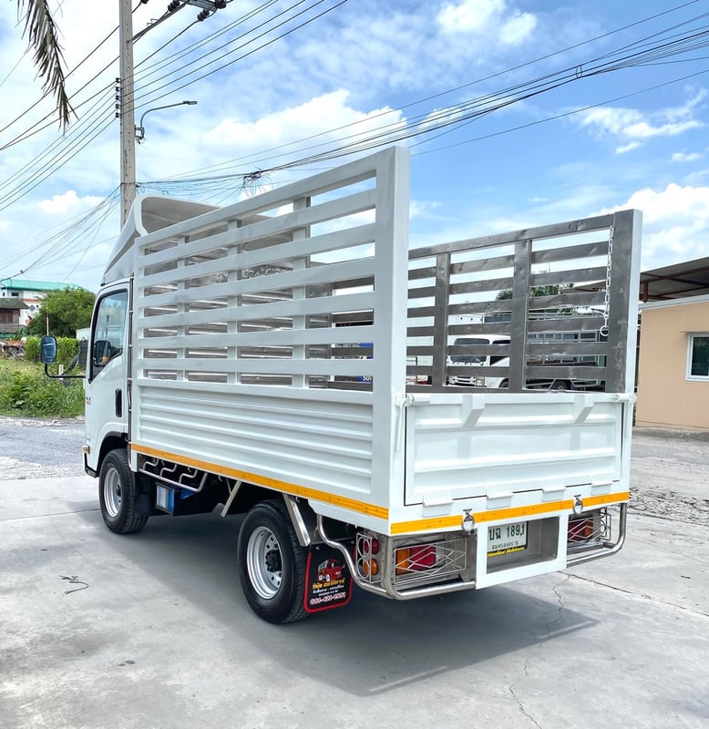ISUZU NLR 130 ปี 2561 รุ่นใหม่ คอกสแตนเลส ยาว 3.20 ม.