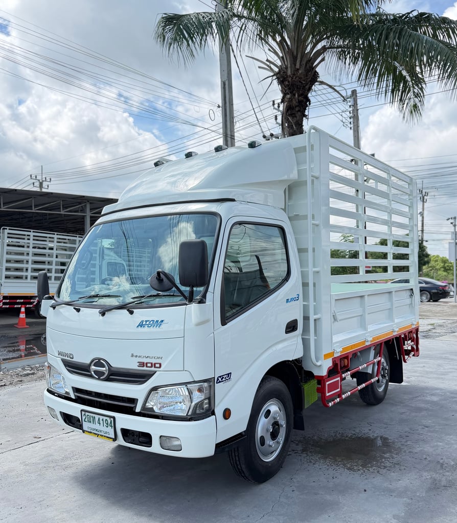 รถ HINO 300 ATOM ( 4 ล้อป้ายเล็ก ไม่ติดเวลา)  ปี 2561  มือเดียว  ออกจากห้าง