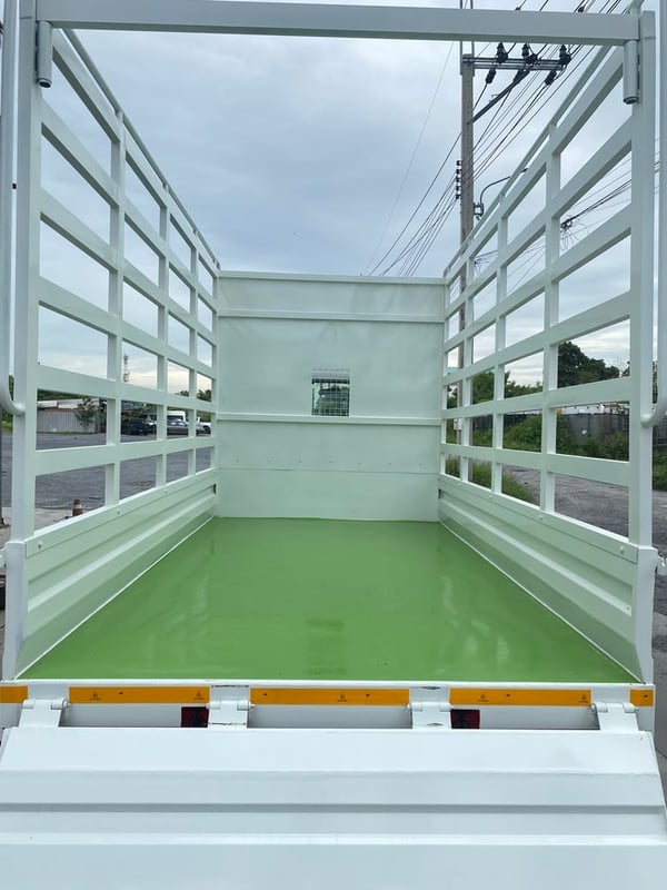 ISUZU NLR 130แรงม้า รถบรรทุก 4ล้อ  ปี2018 กระบะเหล็กคอกสูงใหม่ ยาว 3.50 เมตร