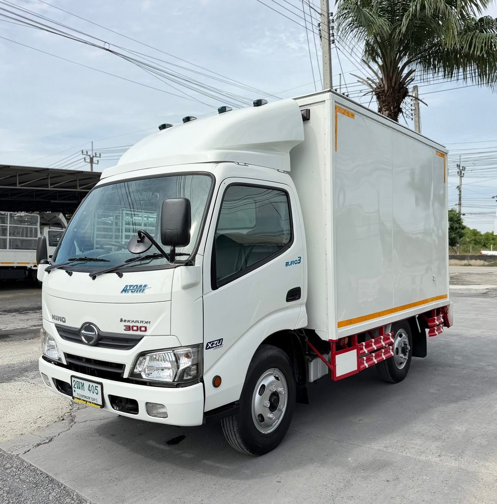 HINO XZU 136 แรงม้า รถบรรทุก 4ล้อไม่ติดเวลา ตู้แห้ง ปี 2563