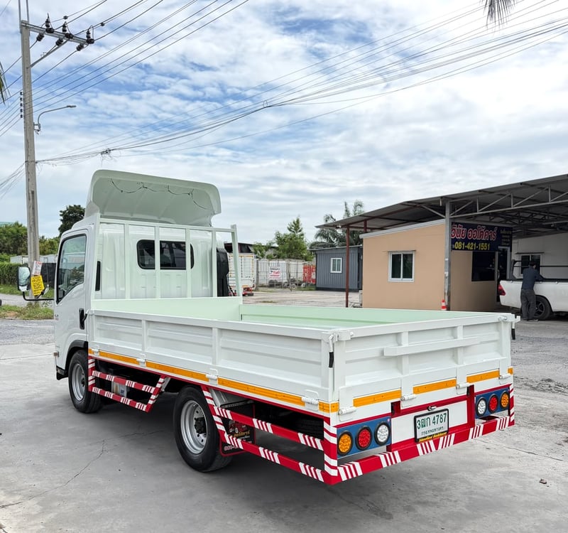 ISUZU NLR 130 แรงม้า รถบรรทุก 4ล้อไม่ติดเวลา กระบะเหล็ก ยาว 3.50 ม. ปี 2563