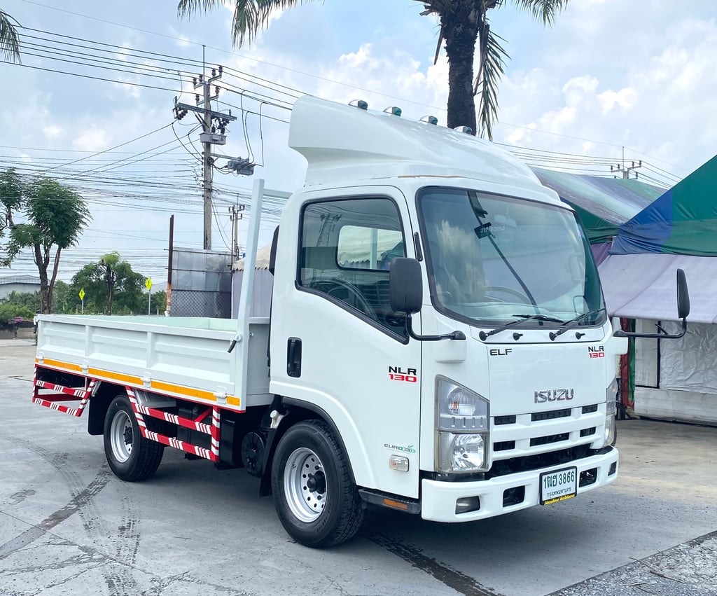 รถ ISUZU NLR 130 แรงม้า ปี 2560 รถบรรทุก 4 ล้อ กระบะเหล็ก ยาว 3.50 ม.