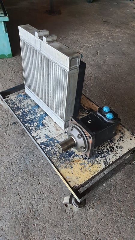 มอเตอร์DANFOSSกับแผงออยคูลริ่ง