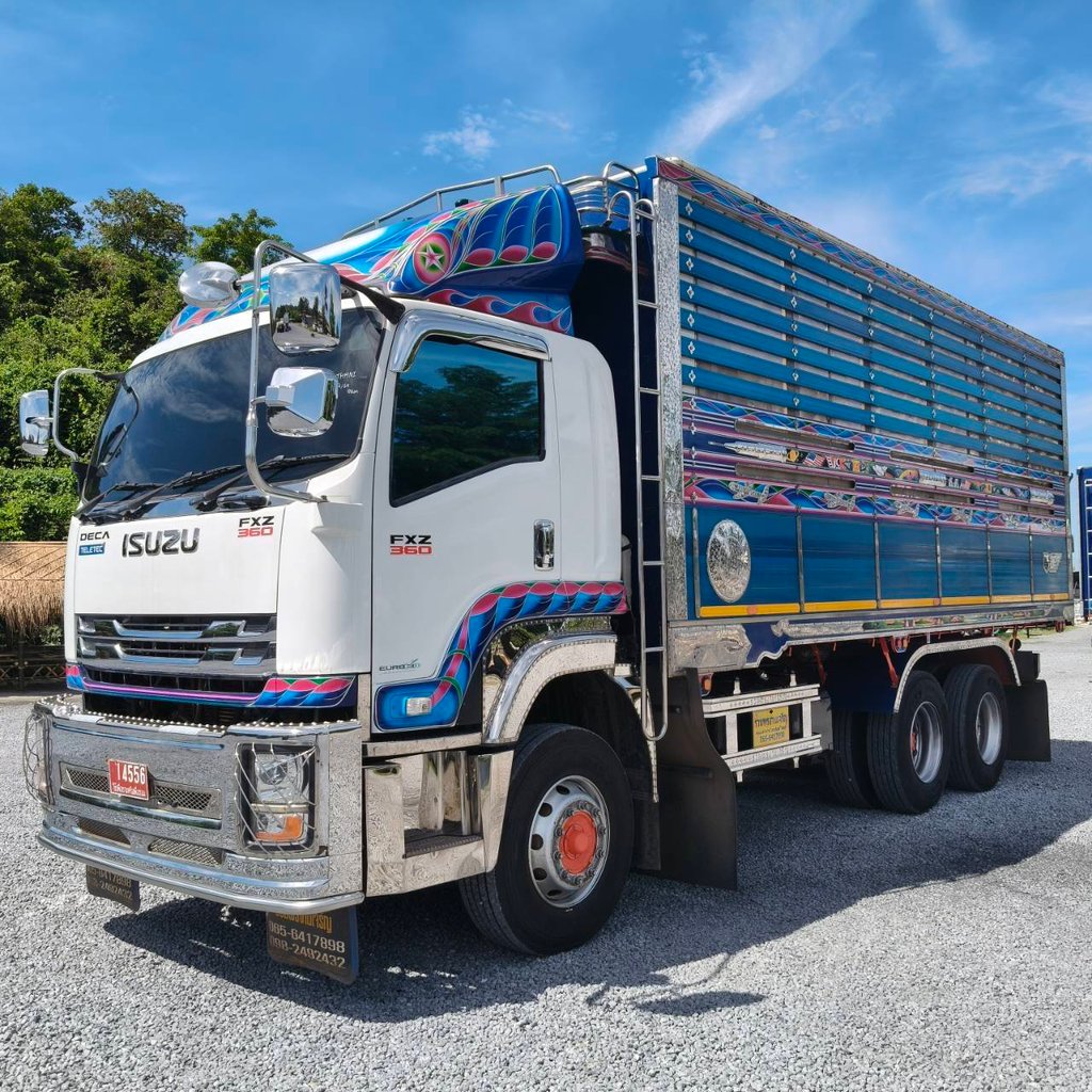 พ่วงแม่ลูกดั๊มพ์คอกเกษตร ยี่ห้อ ISUZU รุ่น FXZ 360 แรงม้า ปี2566