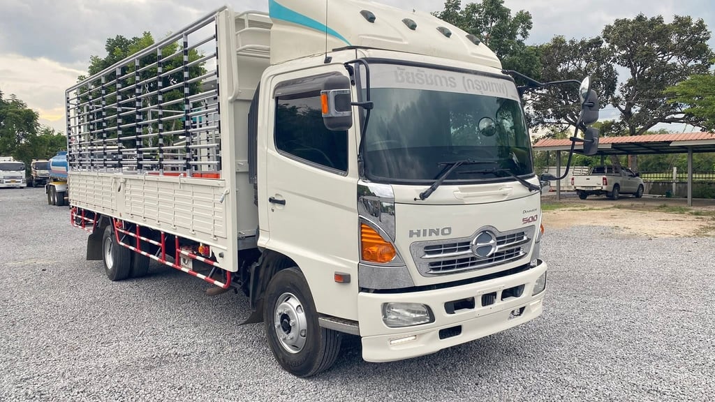 6 ล้อ Hino FC9J 210 แรง ปี 2561 กระบะยาว 6.5 เมตร 6 ล้อ Hino FC9J 210 แรง ปี 2561 กระบะยาว 6.5 เมตร