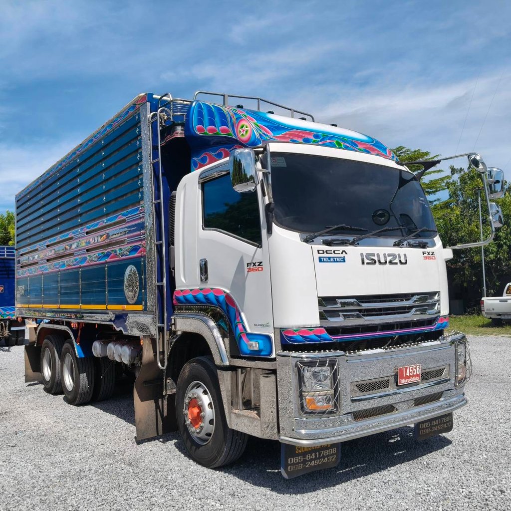 พ่วงแม่ลูกดั๊มพ์คอกเกษตร ยี่ห้อ ISUZU รุ่น FXZ 360 แรงม้า ปี2566