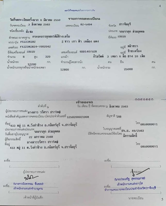 รถพร้อมใช้งาน