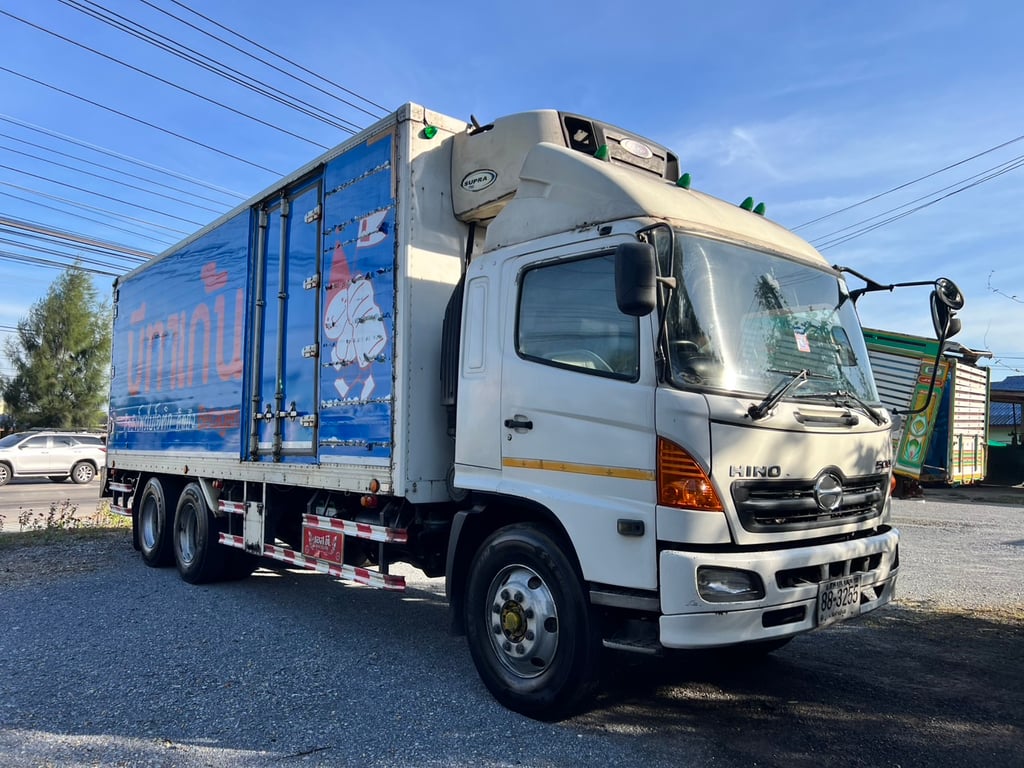 สิบล้อตู้เย็น FL8J เพลาเดียว 7.5 เมตร แอร์carrier รถบางเดิม พร้อมใช้ 🚨เน้นโทรนะครับ