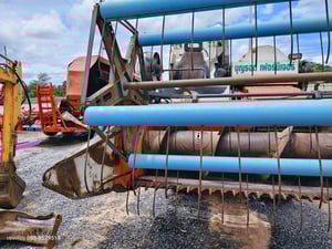 รถเกี่ยวข้าว DC 60 รองกระสอบ ถูกมากก