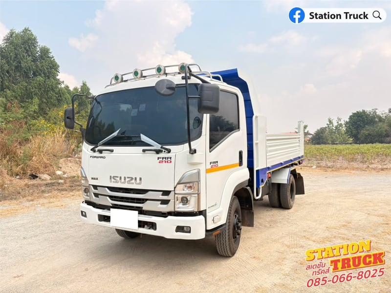 ISUZU FRR 210แรงม้า รถบรรทุก 6ล้อ ดั้มพ์ ปี2023 เลขไมล์ 135,308 กม.