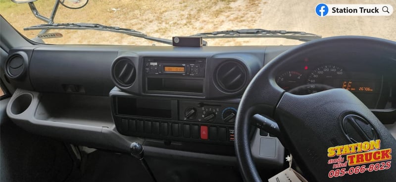 HINO XZU 150แรงม้า รถบรรทุก 6ล้อ ดั้มพ์ ปี2024 เลขไมล์ 26,706 กม.