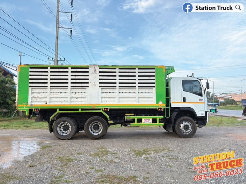 ISUZU FVM 240แรงม้า รถบรรทุก 10ล้อ ดั้มพ์ ปี2023 เลขไมล์ 37,124 กม.