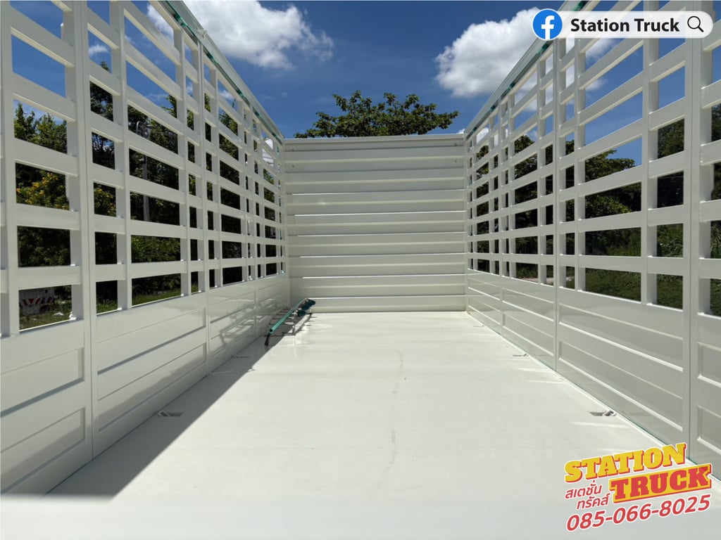 HINO FC 210แรงม้า รถบรรทุก 6ล้อ กระบะคอกสูง ปี2022 เลขไมล์ 193,223 กม.