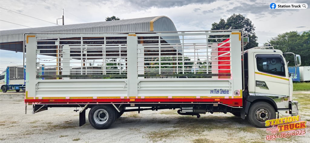 HINO FC 175แรงม้า รถบรรทุก 6ล้อ กระบะคอกสูง ปี2023 เลขไมล์ 157,583 กม. HINO FC 175แรงม้า รถบรรทุก 6ล้อ กระบะคอกสูง ปี2023 เลขไมล์ 157,583 กม.