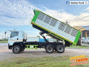 ISUZU FVM 240แรงม้า รถบรรทุก 10ล้อ ดั้มพ์ ปี2023 เลขไมล์ 37,124 กม.
