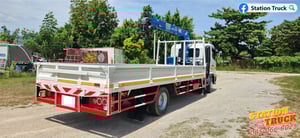 HINO FC 175แรงม้า รถบรรทุก 6ล้อ กระบะเหล็กติดเครน ปี2023 เลขไมล์ 112,051 กม.