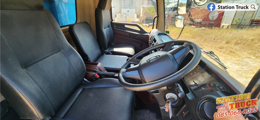 HINO FC 155แรงม้า รถบรรทุก 6ล้อ กระบะคอกสูง ปี2023 เลขไมล์ 62,765 กม.