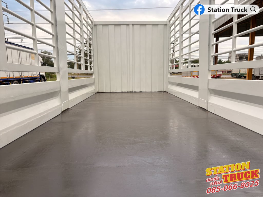 ISUZU FRR 210แรงม้า รถบรรทุก 6ล้อ กระบะคอกสูง ปี2023 เลขไมล์ 194,726 กม.