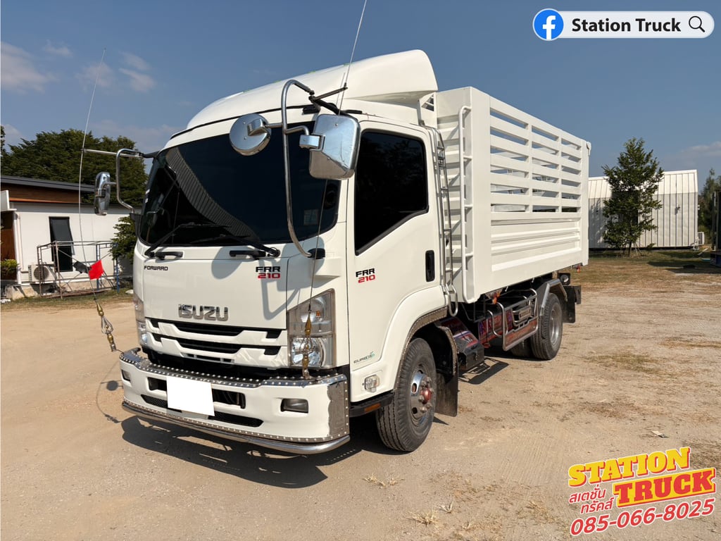 ISUZU FRR 210แรงม้า รถบรรทุก 6ล้อ ดั้มพ์ ปี2020 เลขไมล์ 113,328 กม.