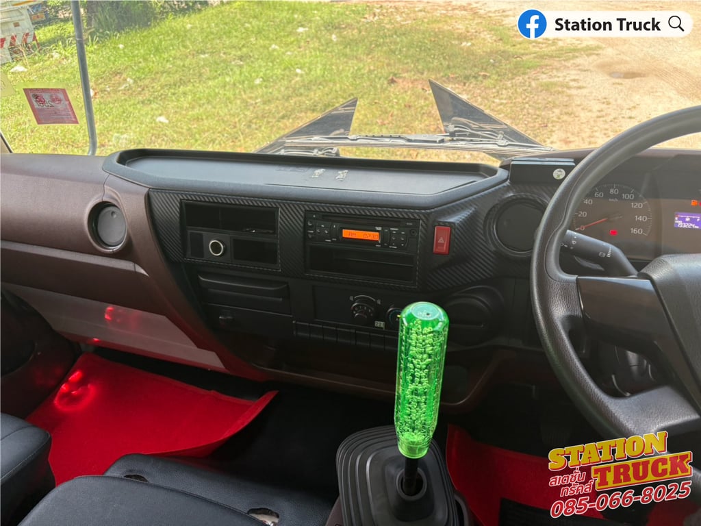 HINO FC 210แรงม้า รถบรรทุก 6ล้อ กระบะคอกสูง ปี2022 เลขไมล์ 193,223 กม.