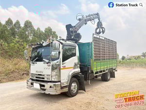 ISUZU FRR 190แรงม้า รถบรรทุก 6ล้อ กระบะเหล็กติดเครน ปี2017 เลขไมล์ 100,393 กม. ISUZU FRR 190แรงม้า รถบรรทุก 6ล้อ กระบะเหล็กติดเครน ปี2017 เลขไมล์ 100,393 กม.