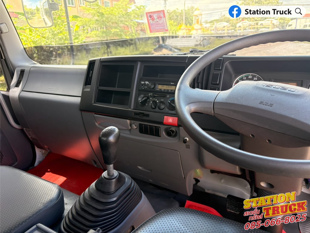 ISUZU FRR 210แรงม้า รถบรรทุก 6ล้อ กระบะเหล็ก ปี2021 เลขไมล์ 184,422 กม.